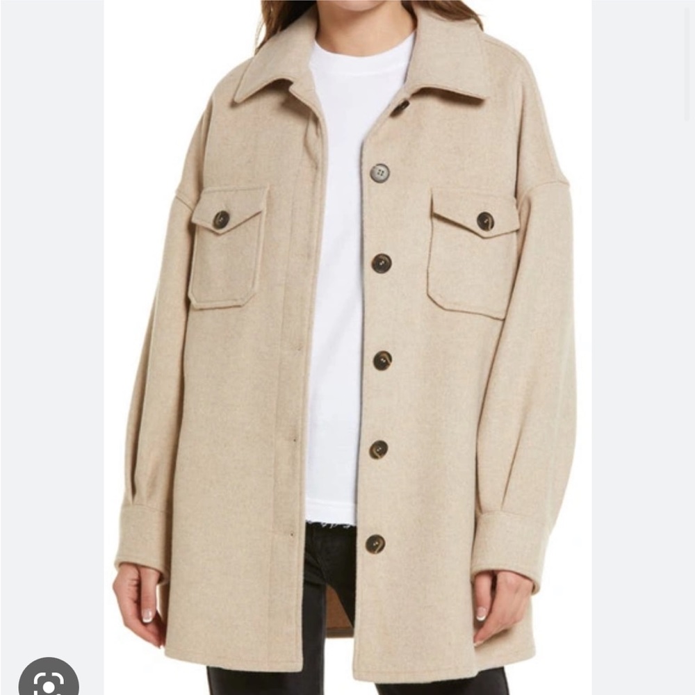 Avec Les Filles Twill Shirt Jacket